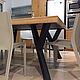 Стол "Loft У-Style Legs" ( мод.) обеденный в стиле Лофт. Столы. LIVESERVANT (Валерий). Ярмарка Мастеров.  Фото №4