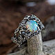 Men's silver ring with opal ' Arvensis', Rings, Moscow,  Фото №1