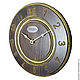 Wall clock. Beech. Old gold. Two. Watch. LogoClock. Online shopping on My Livemaster.  Фото №2
