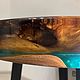 Журнальный стол из слэба и смолы. Столы. Akutrau Woodworking. Ярмарка Мастеров.  Фото №4