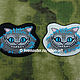 Order CHESHIRE stripe (black / white). Beloretskie Patches. Livemaster. . Patches Фото №3