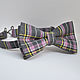 Tie Pride of Ireland / grey bow tie in a cage. Ties. Respect Accessories. Online shopping on My Livemaster.  Фото №2