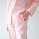 Пижама Quinn с брюками-палаццо из 100% итальянского хлопка. Домашние костюмы. SELFDOM. Интернет-магазин Ярмарка Мастеров.  Фото №2