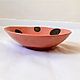  Painted pink deep dish. Plates. SchwabenHouse (SchwabenHouse). Online shopping on My Livemaster.  Фото №2