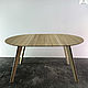Cтол круглый SLIMLINE SLID NATURAL Цв. №4 ясень 900мм. Столы. BERGOL. Ярмарка Мастеров.  Фото №4