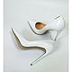 Shoes are handmade, 'White', 12 cm, Shoes, Barnaul,  Фото №1