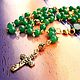 Necklace-rosary 'Rosary' (chrysoprase), Necklace, Moscow,  Фото №1