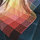 Woolen knitted Patchwork Plaid, Merino bedspread. Blankets. Dobryy_vyaz. My Livemaster. Фото №4