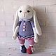 Игрушка вязаная Зайка. Амигуруми куклы и игрушки. Мишки toys. Интернет-магазин Ярмарка Мастеров.  Фото №2