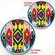 Order 'Uzbek style ' plate on the wall-hand-painted. Art by Tanya Shest. Livemaster. . Decorative plates Фото №3