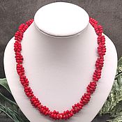 Работы для детей, handmade. Livemaster - original item Beads / necklace natural red coral. Handmade.