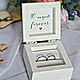 Box wedding Box wedding rings box Wedding calligraphy
