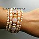 Order Bracelet. natural pearls opal quartz. ELENA KARPOVA KB. Livemaster. . Bead bracelet Фото №3