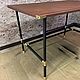Заказать Письменный стол из водопроводных труб в стиле Loft, Industrial. Furniture_inins мебель из водопроводных труб Спб. Ярмарка Мастеров. . Столы Фото №3