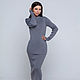 Grey Noodle Suit with Long Skirt. Suits. SHAPAR - knitting clothes. Online shopping on My Livemaster.  Фото №2