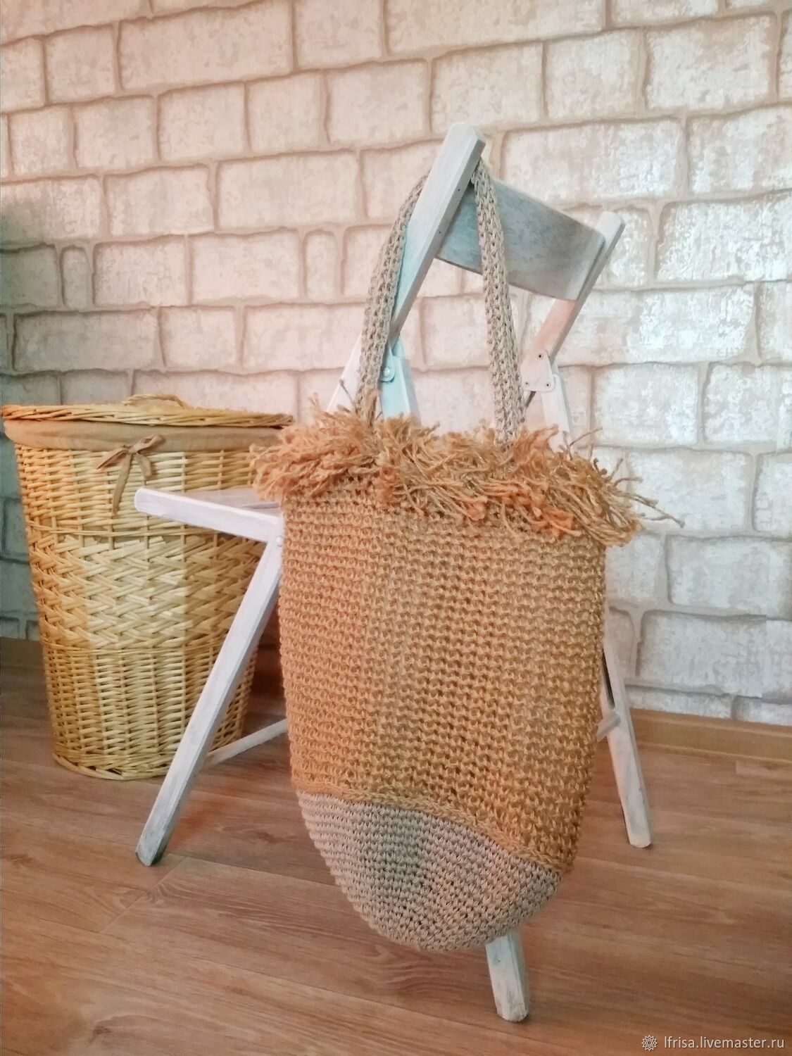 Shopper bag, crocheted bag, Shopper, Novosibirsk,  Фото №1
