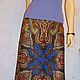Skirt pavlogoradsky scarves 'Saffron' (blue). Skirts. NicoLeTTe. Online shopping on My Livemaster.  Фото №2