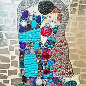 Картины и панно handmade. Livemaster - original item Painting Klimt Kiss. A gift for a Turquoise, Silver wedding. Handmade.
