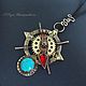 Заказать Mechanical Compass. OLga Shestopalova. Ярмарка Мастеров. . Подвеска Фото №3