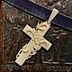 Винтаж: Крест антикварный - слоновая кость. Колье винтажные. Винтажный ветер / vintage_wind. Ярмарка Мастеров.  Фото №4