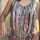 Jumpsuit made of cotton, sewing and lace in boho summer style. Jumpsuits & Rompers. PolMary. My Livemaster. Фото №8
