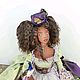 Заказать Виолетта Vaiolet авторская интерьерная кукла / collection  doll. alenaklauzner. Ярмарка Мастеров. . Будуарная кукла Фото №3