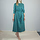 MIDI length dress with a small flowered silhouette. Dresses. ivavavilonskaya. Online shopping on My Livemaster.  Фото №2