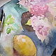 Painting watercolor Hydrangea and lemon. Pictures. Maria Barkovskaya. Online shopping on My Livemaster.  Фото №2