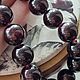  Гранат Альмандин 13 мм. Бусины. Самоцветная Нить Екатерина. Ярмарка Мастеров.  Фото №13