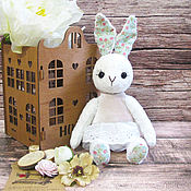 Куклы и игрушки handmade. Livemaster - original item Teddy Bunny in a dress, toy bunny. Handmade.