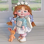 Куклы и пупсы: Текстильная кукла сладкий Ангелок