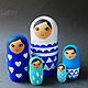 Interior Matryoshka Doll Gift for girls 5m. Dolls1. color of magic. My Livemaster. Фото №6