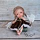 Шарнирная кукла  «Маленькая читательница ». Куклы и пупсы. Doll / куклы Ненюковой Юлии. Ярмарка Мастеров.  Фото №5