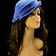 Coquette ' Royal blue'. Hats1. Novozhilova Hats. Online shopping on My Livemaster.  Фото №2