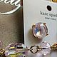 Ожерелье Kirks Folly и серьги пуссеты Kate Spade новые оригинал. Комплекты украшений. Винтажные украшения известных фирм. Ярмарка Мастеров.  Фото №9