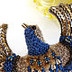 Брошь "Птица счастья". Брошь-булавка. Jewelry by Evgenia Sokolinskaya. Интернет-магазин Ярмарка Мастеров.  Фото №2