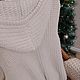 Жилетка  женская с капюшоном  вязаная белая тёплая. Жилеты. AccessoriesWool мягко и комфортно. Ярмарка Мастеров.  Фото №10