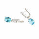 Blue Earrings,Cubic Zirconia earrings,Zircon Blue Ice earrings. Earrings. Irina Moro. My Livemaster. Фото №6