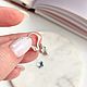 Ag 925. 8 мм. Швензы для бабочек Swarovski 2854. Швензы. Accessoria Фурнитура для бижутерии. Интернет-магазин Ярмарка Мастеров.  Фото №2