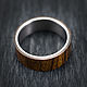 The ring of titanium and iron wood. Rings. asgdesign. Online shopping on My Livemaster.  Фото №2