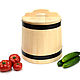 Cedar tub for salting 15 liters. Barrel for pickles. Art.17003, Barrels and tubs, Tomsk,  Фото №1