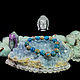 Order Bracelet made of natural sea Apatite and turquoise Jasper. oko-siriusa. Livemaster. . Bead bracelet Фото №3