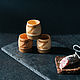 Набор деревянных рюмок из кедра, набор 3 шт. RN14, Рюмки, Новокузнецк,  Фото №1
