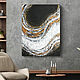 Abstract painting for the living room interior. Black and white paintings, Pictures, Astrakhan,  Фото №1