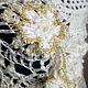 Shawl crocheted ' Flowers in the snow '. author's free forms. Shawls. asmik (asmik). My Livemaster. Фото №5