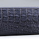 Клатч из кожи крокодила на двух молниях IMA0002E3. Клатчи. CrocShop товары из экзотической кожи. Ярмарка Мастеров.  Фото №7
