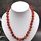 Wonderful beads made of natural carnelian stones, Necklace, Moscow,  Фото №1