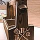 Ящик под пиво / подарочный ящик с индивидуальной гравировкой. Ящики. AG Home Decor. Интернет-магазин Ярмарка Мастеров.  Фото №2