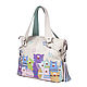 Medium leather bag 'Gang of cats'. Classic Bag. Pelle Volare. Online shopping on My Livemaster.  Фото №2