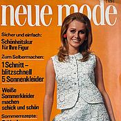 Винтаж handmade. Livemaster - original item Vintage magazine: Neue Mode 7 1968 (July). Handmade.